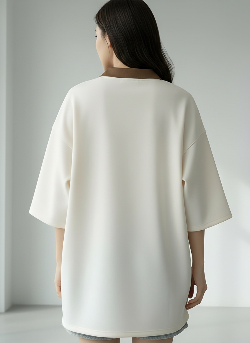 Nexaquin Oversized Gym and Casual T-shirt for women