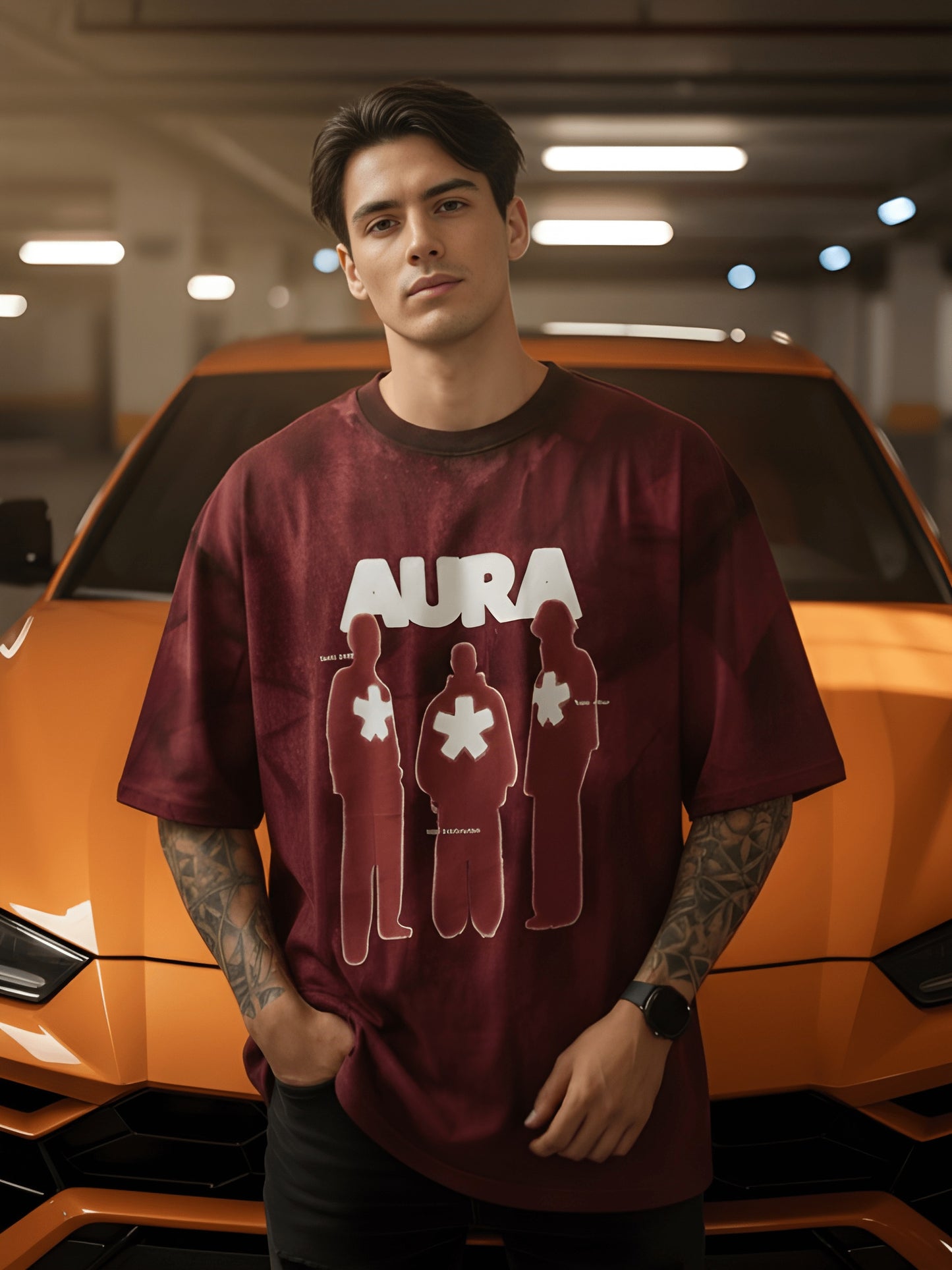 Nexaquin Oversized Gym and Casual T-shirt for men