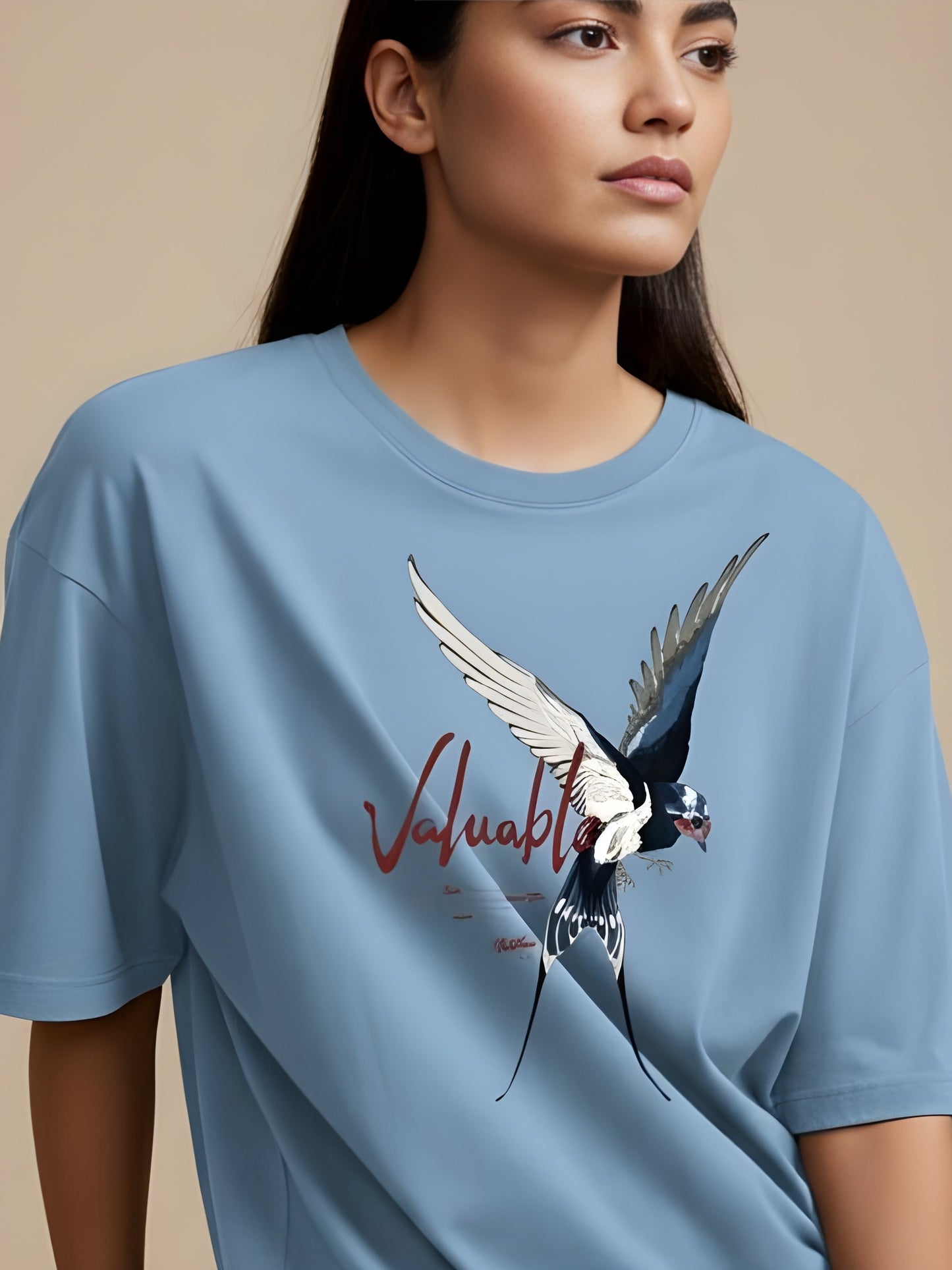 Nexaquin Oversized Gym and Casual T-shirt for women