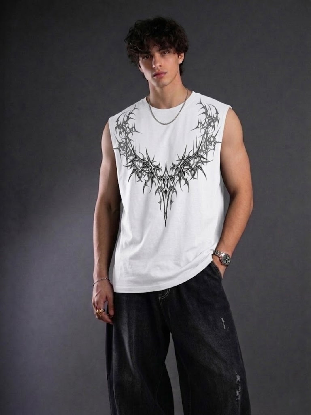 Vanguard Wing Gym Vest (White)