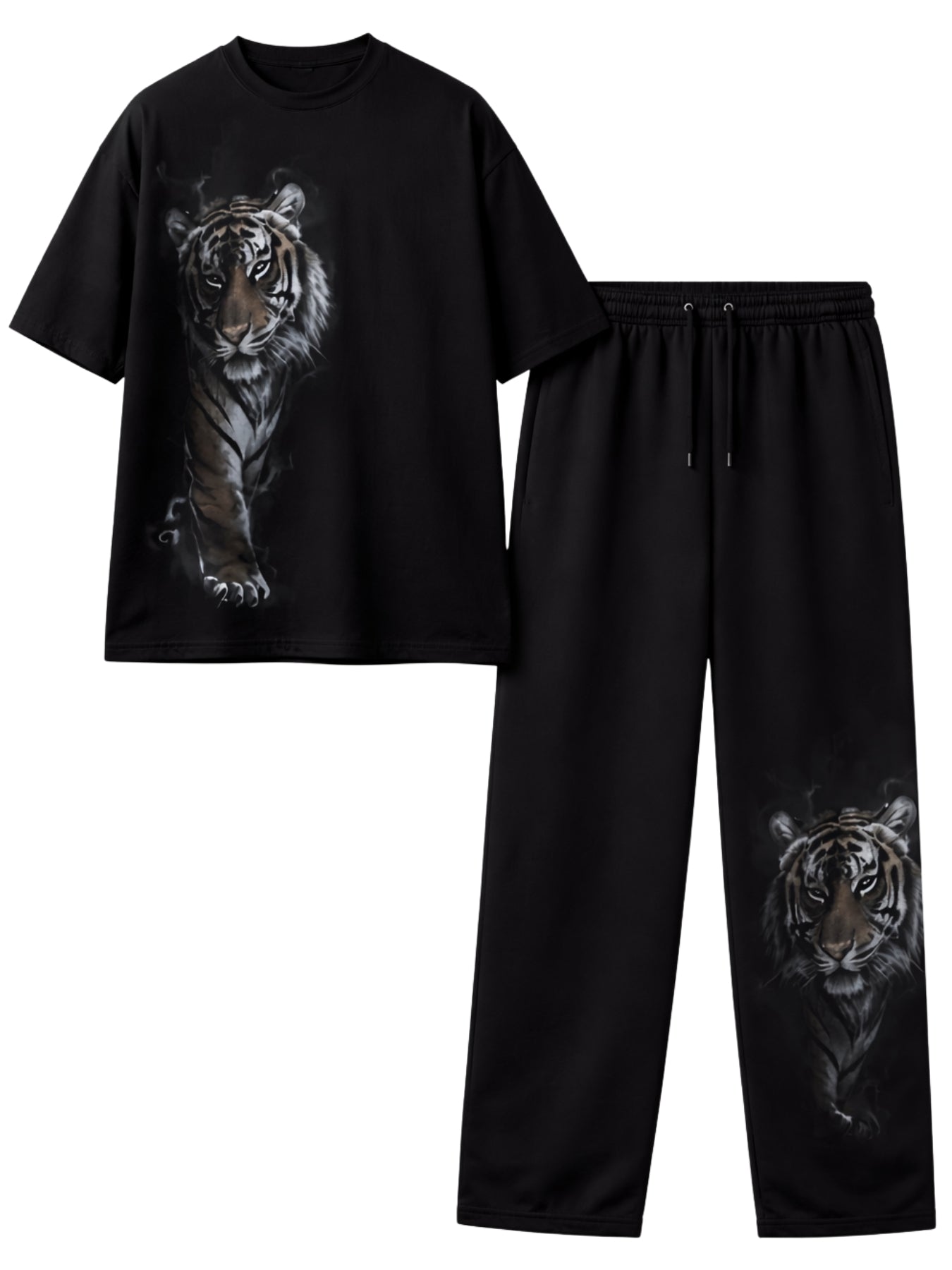 Nexaquin Oversized Gym and Casual T-shirt & lower set for men