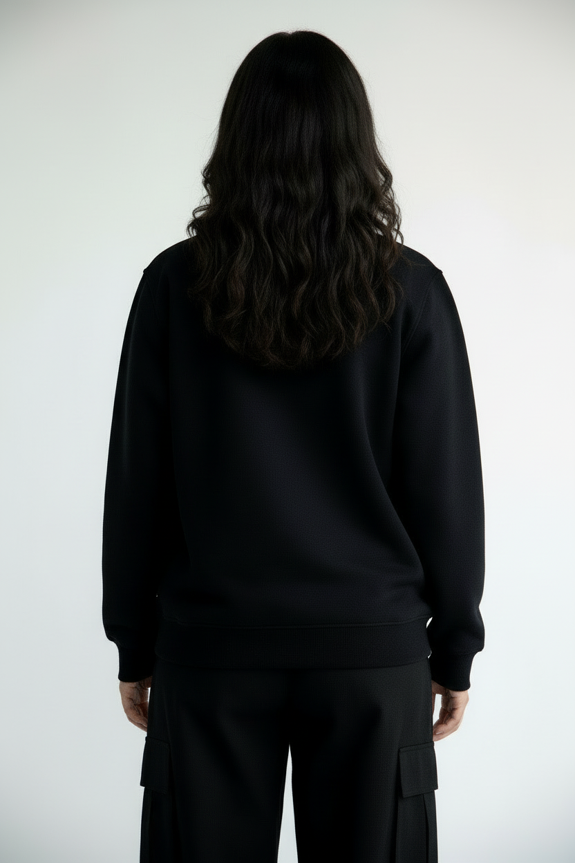 Nexaquin Women Sweatshirt With Zipper Collar