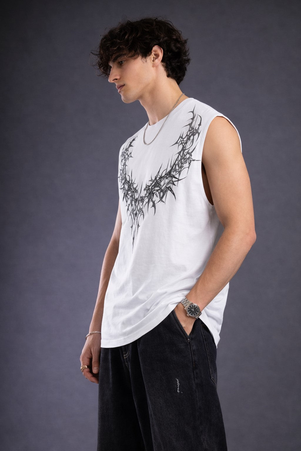 Vanguard Wing Gym Vest (White)