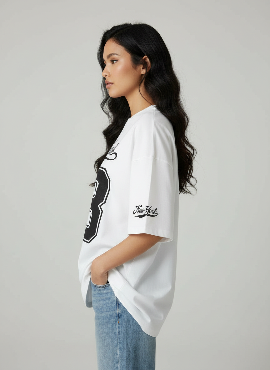 Nexaquin Oversized Gym and Casual T-shirt for women