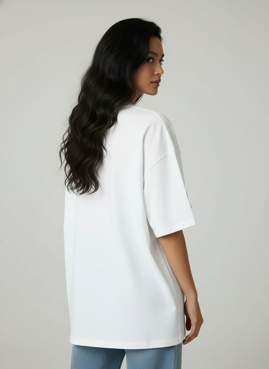 Nexaquin Oversized Gym and Casual T-shirt for women