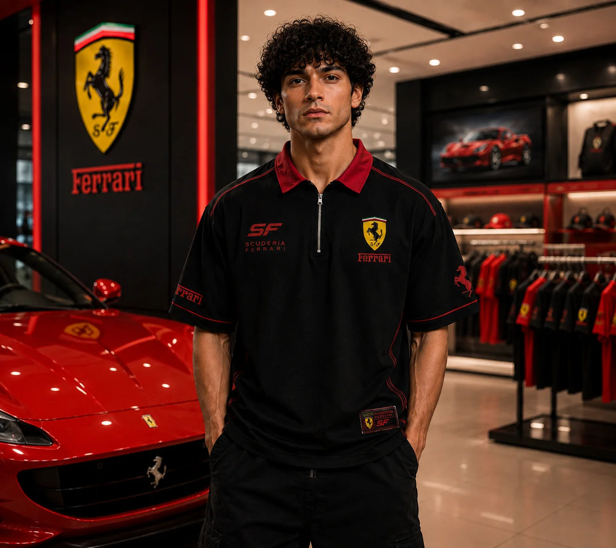 Ferarri Scuderia Velocity Polo – Black Edition