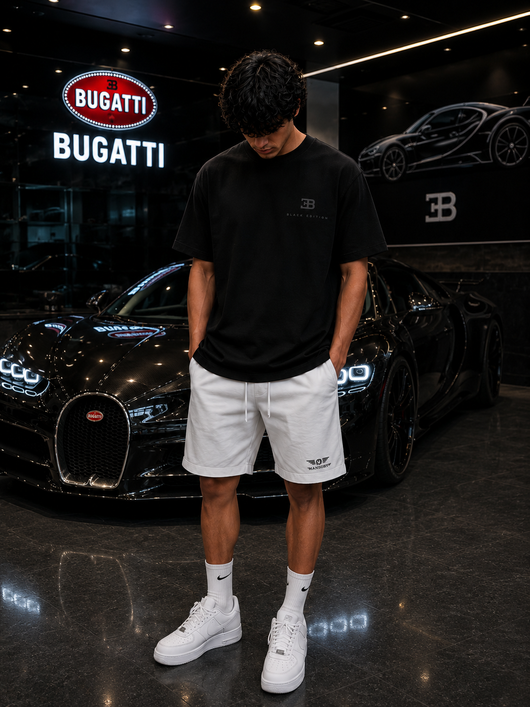 Bugatti Black Edition Oversized T-Shirt