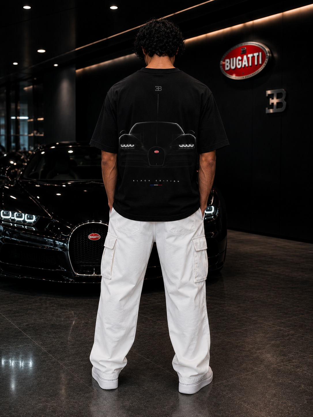 Bugatti Black Edition Oversized Premium T-Shirt