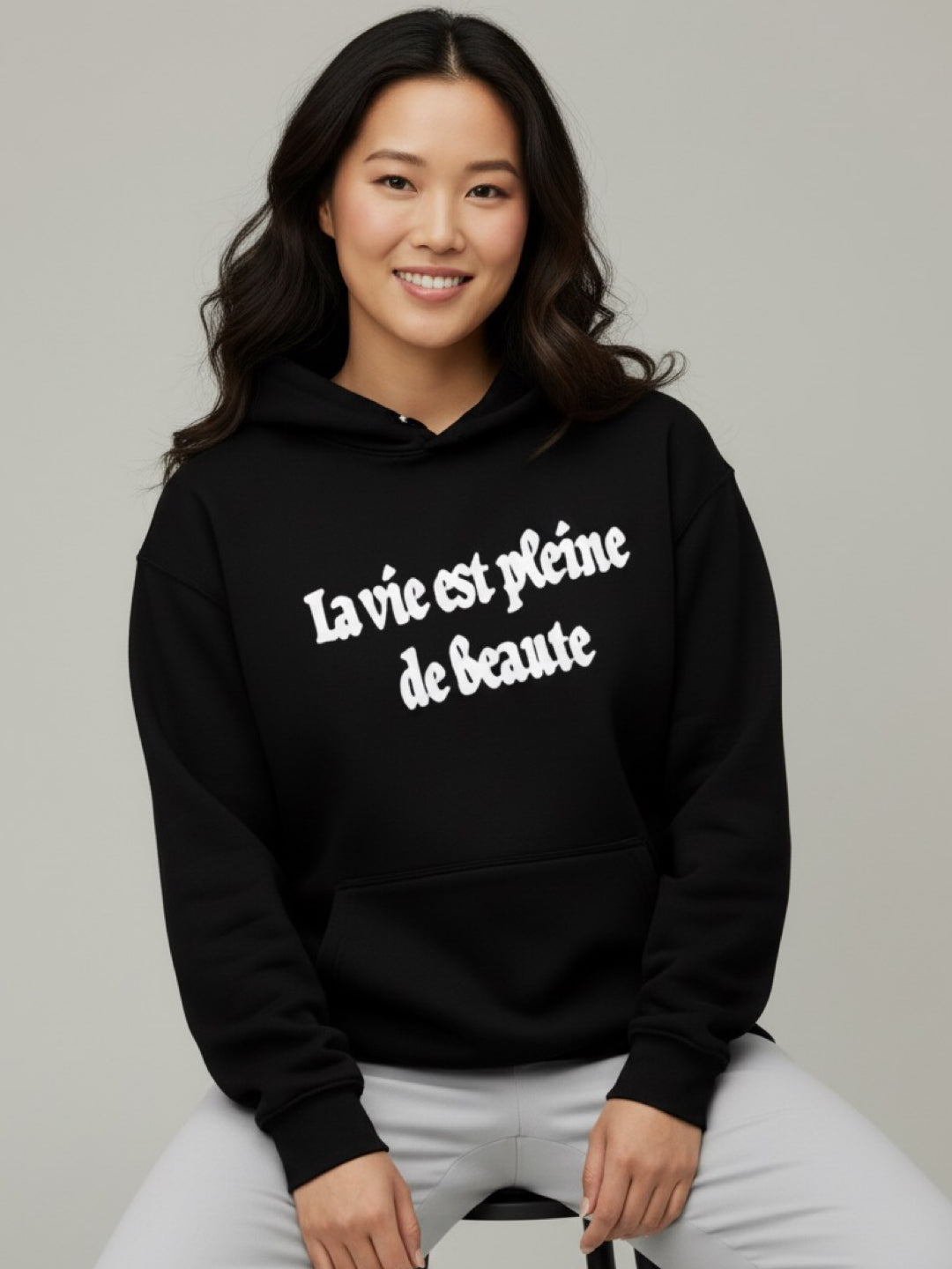 Nexaquin Oversized Gym and Casual Hooded Sweatshirt for Women