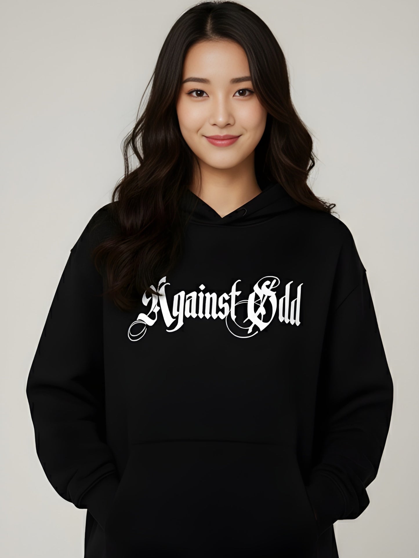 Nexaquin Oversized Gym and Casual Hooded Sweatshirt for Women