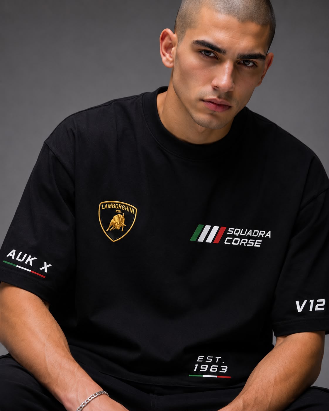 Lamborghini Squadra Corse Oversized T-Shirt