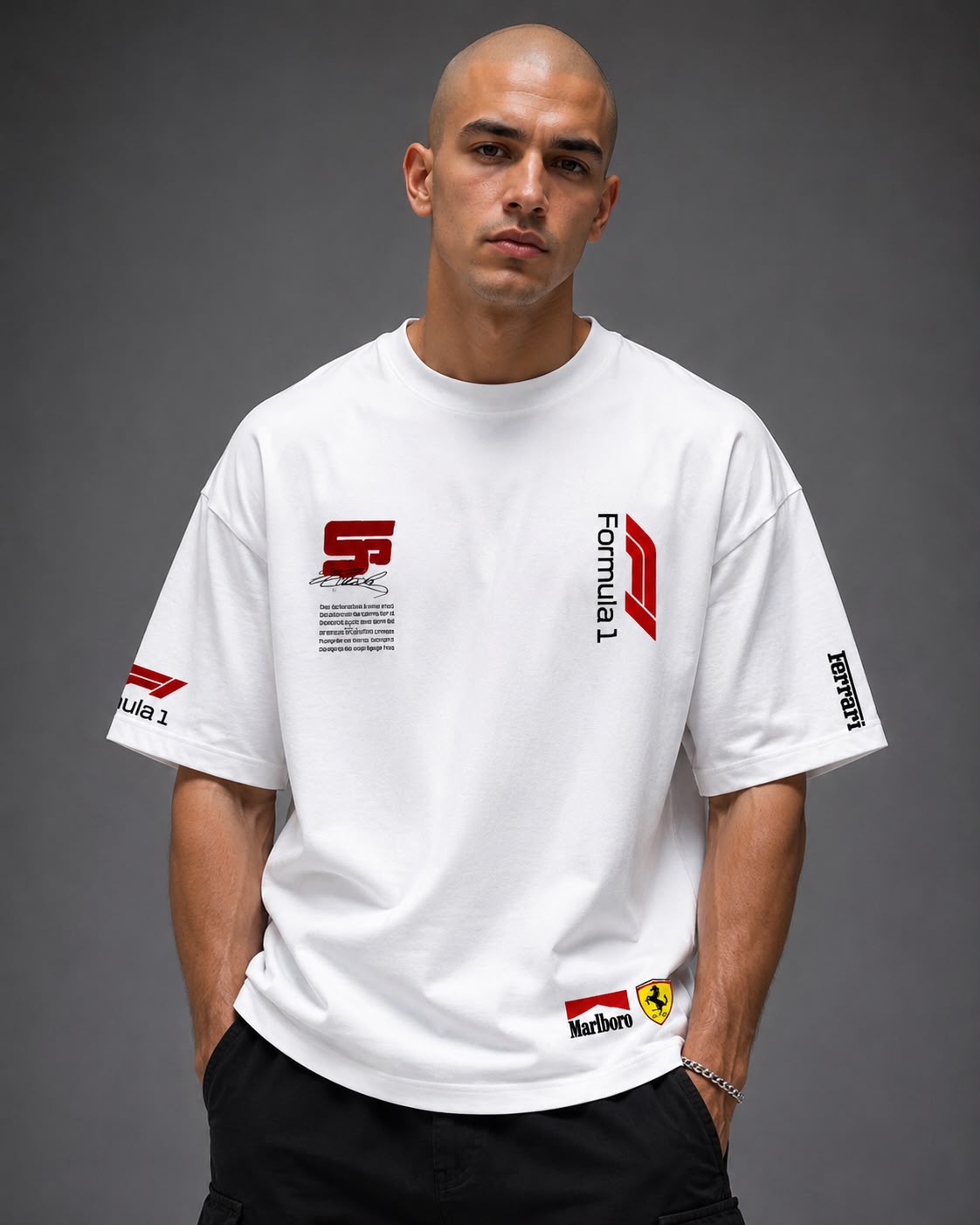 Scuderia Ferrari Formula 1 Oversized T-Shirt