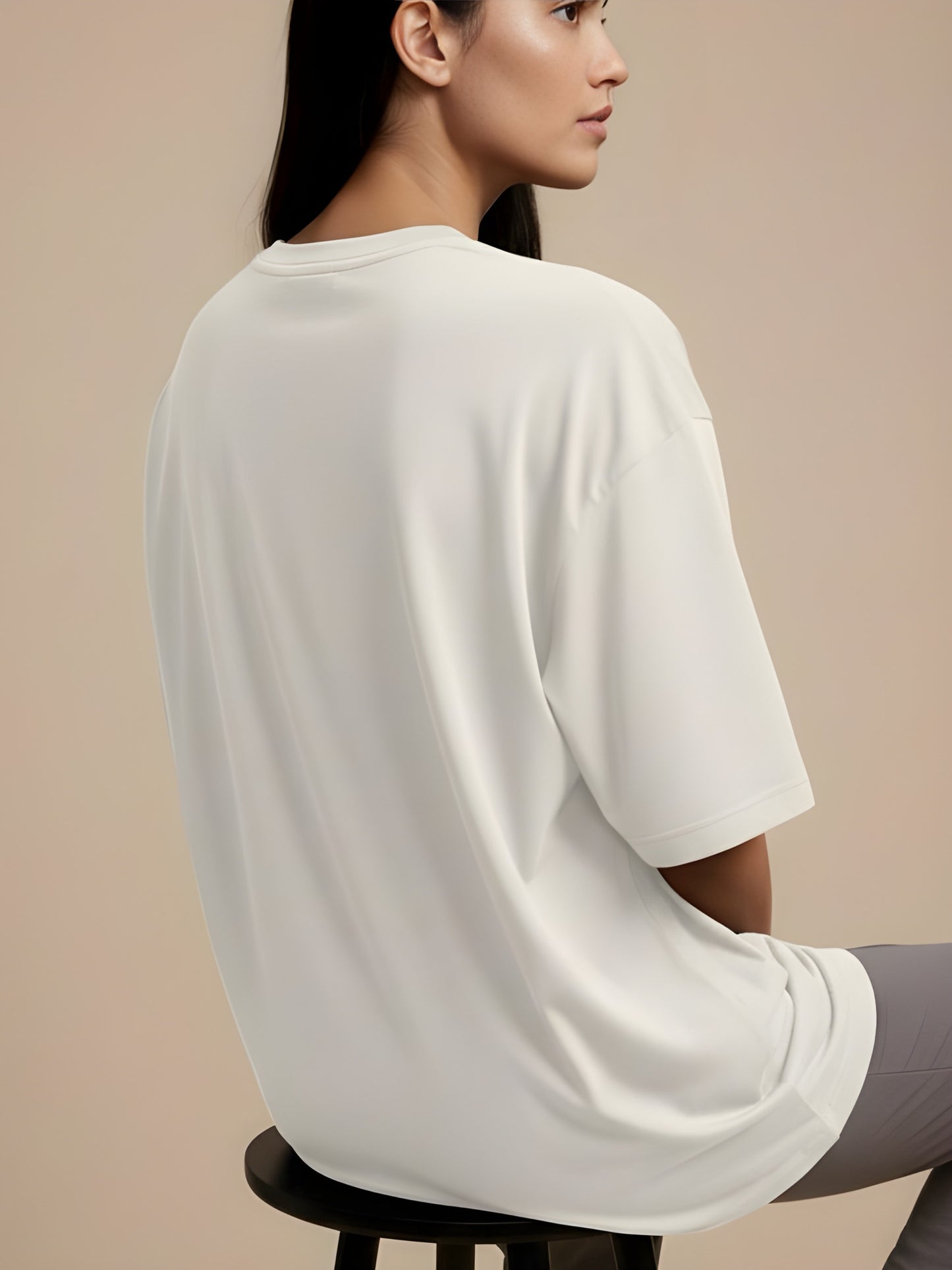 Nexaquin Oversized Gym and Casual T-shirt for women