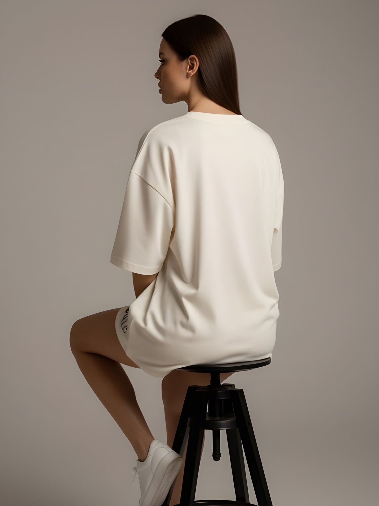 Nexaquin Oversized Gym and Casual T-shirt for women