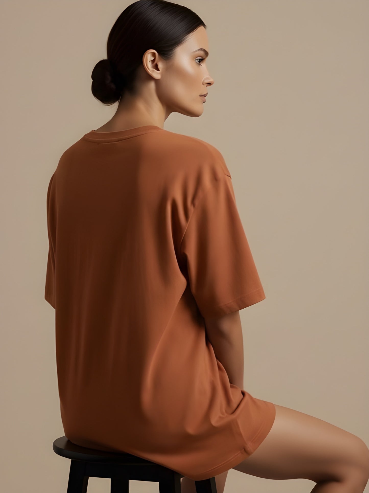 Nexaquin Oversized Gym and Casual T-shirt for women