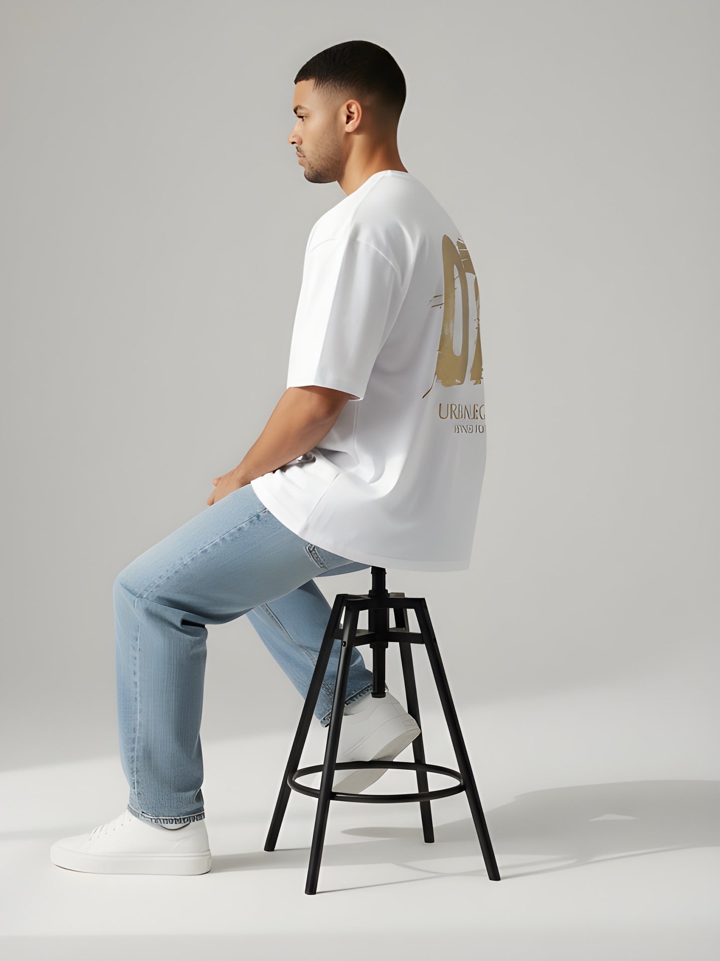 Nexaquin Oversized Gym and Casual T-shirt for men