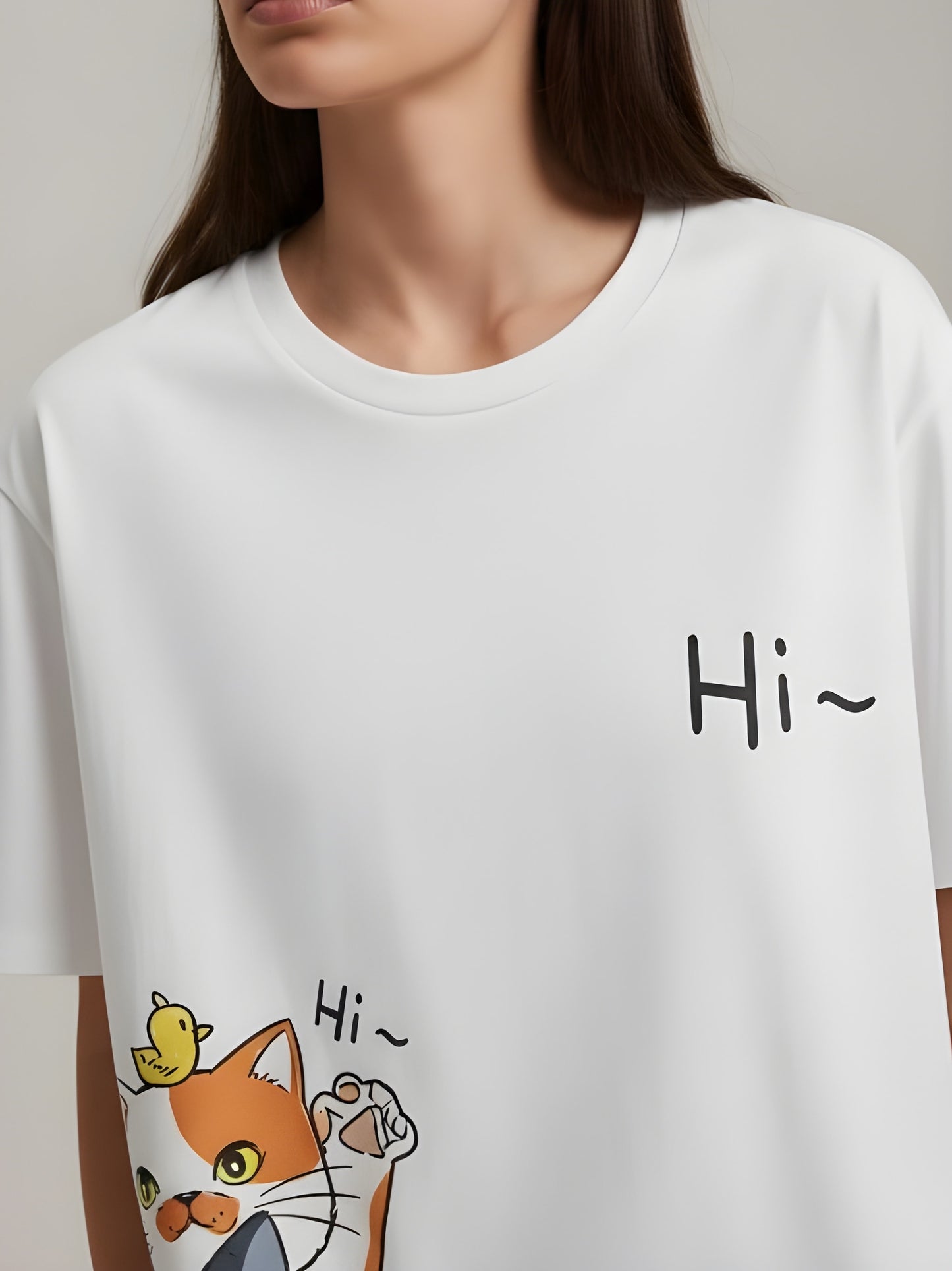 Nexaquin Oversized Gym and Casual T-shirt for women