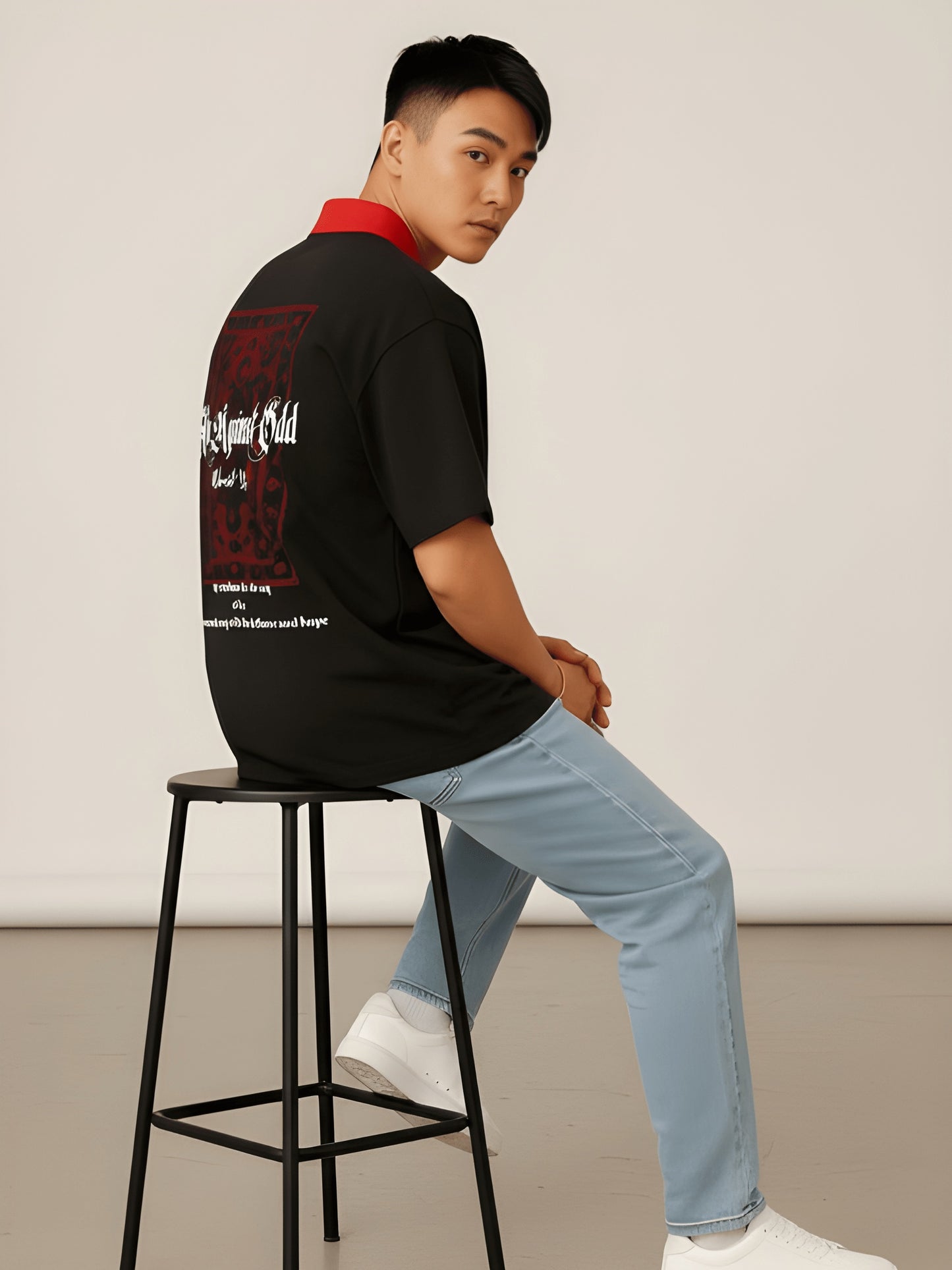 Nexaquin Oversized Gym and Casual T-shirt for men