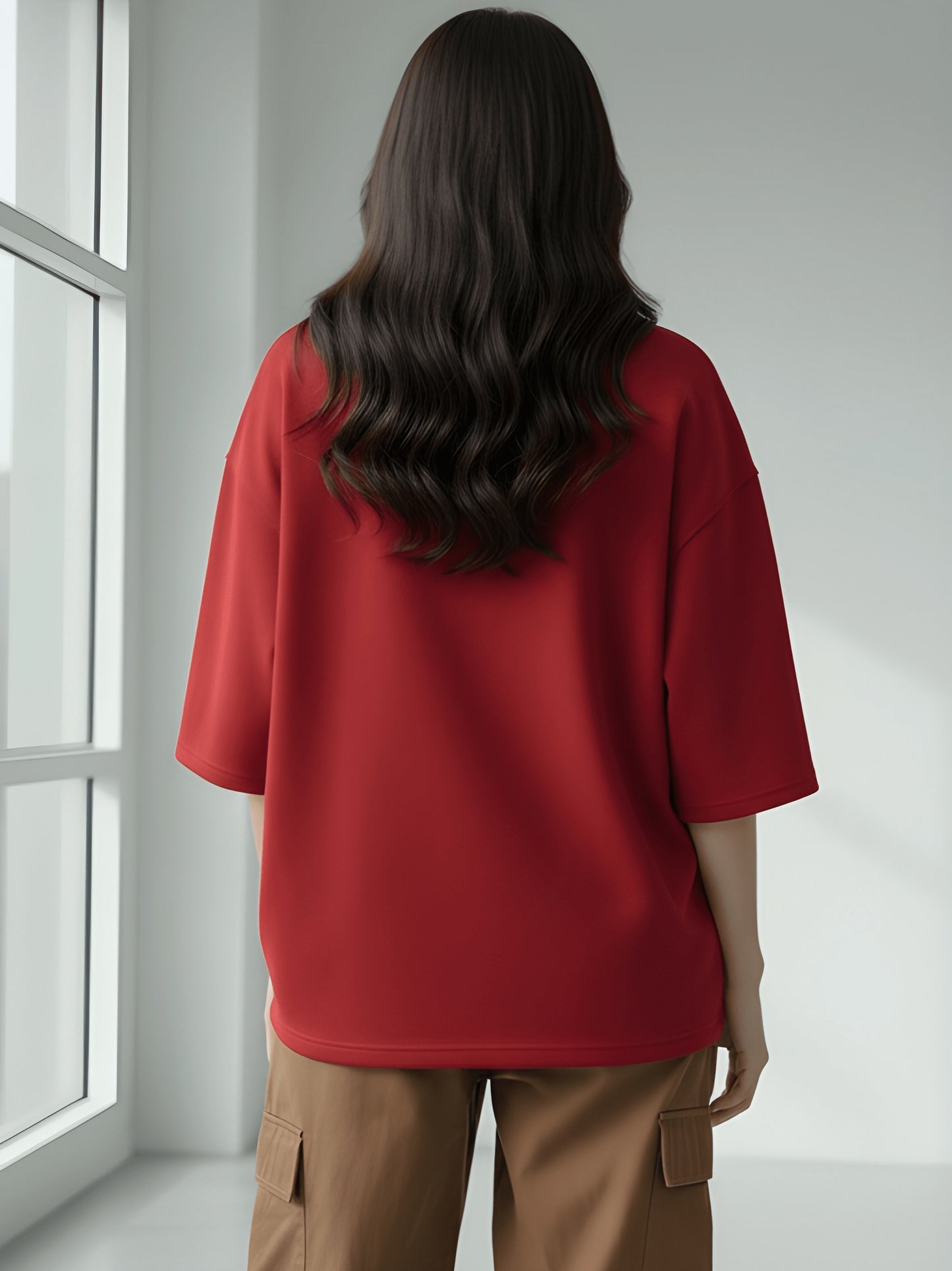 Nexaquin Oversized Gym and Casual T-shirt for women