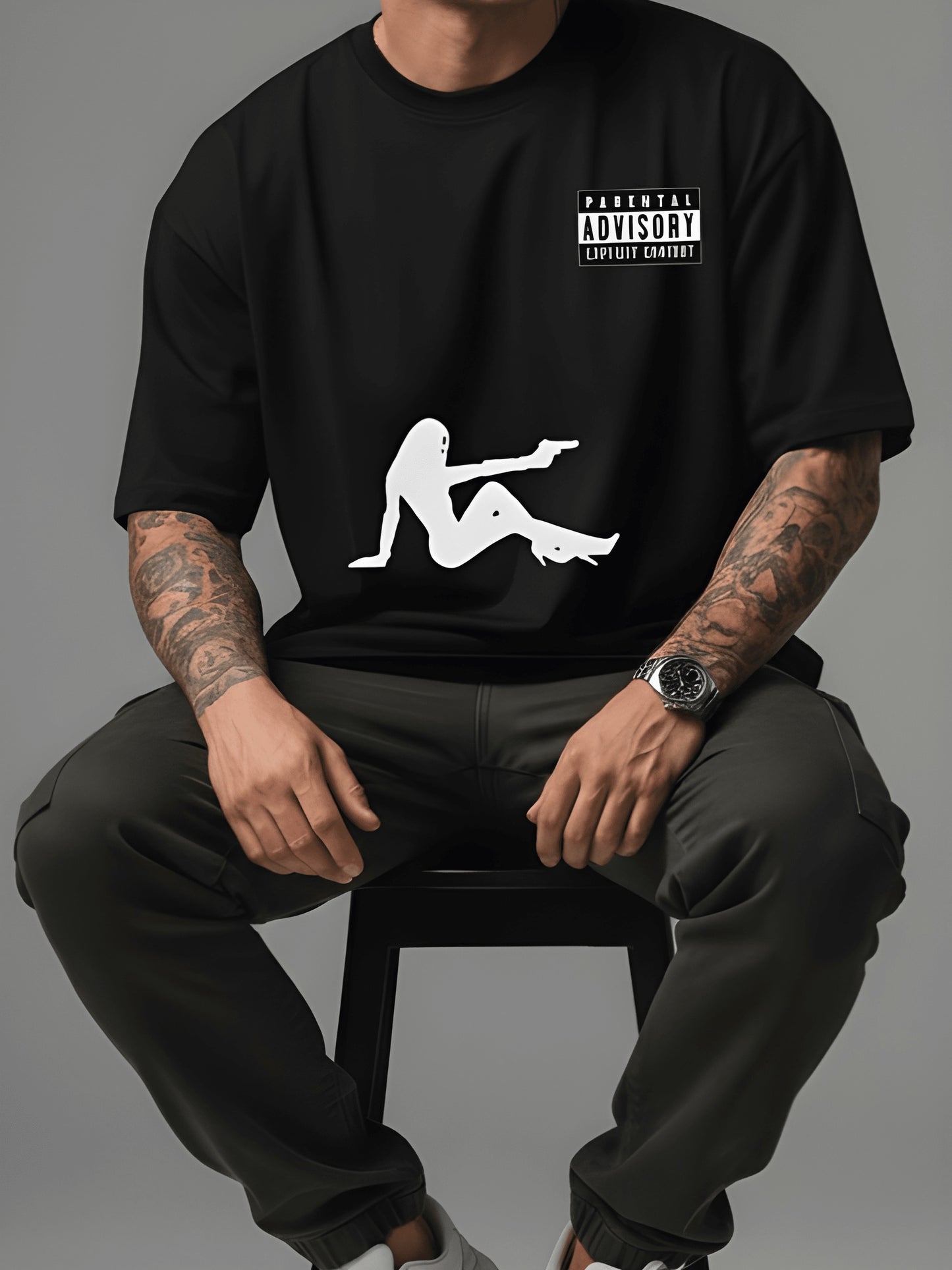 Nexaquin Oversized Gym and Casual T-shirt for men