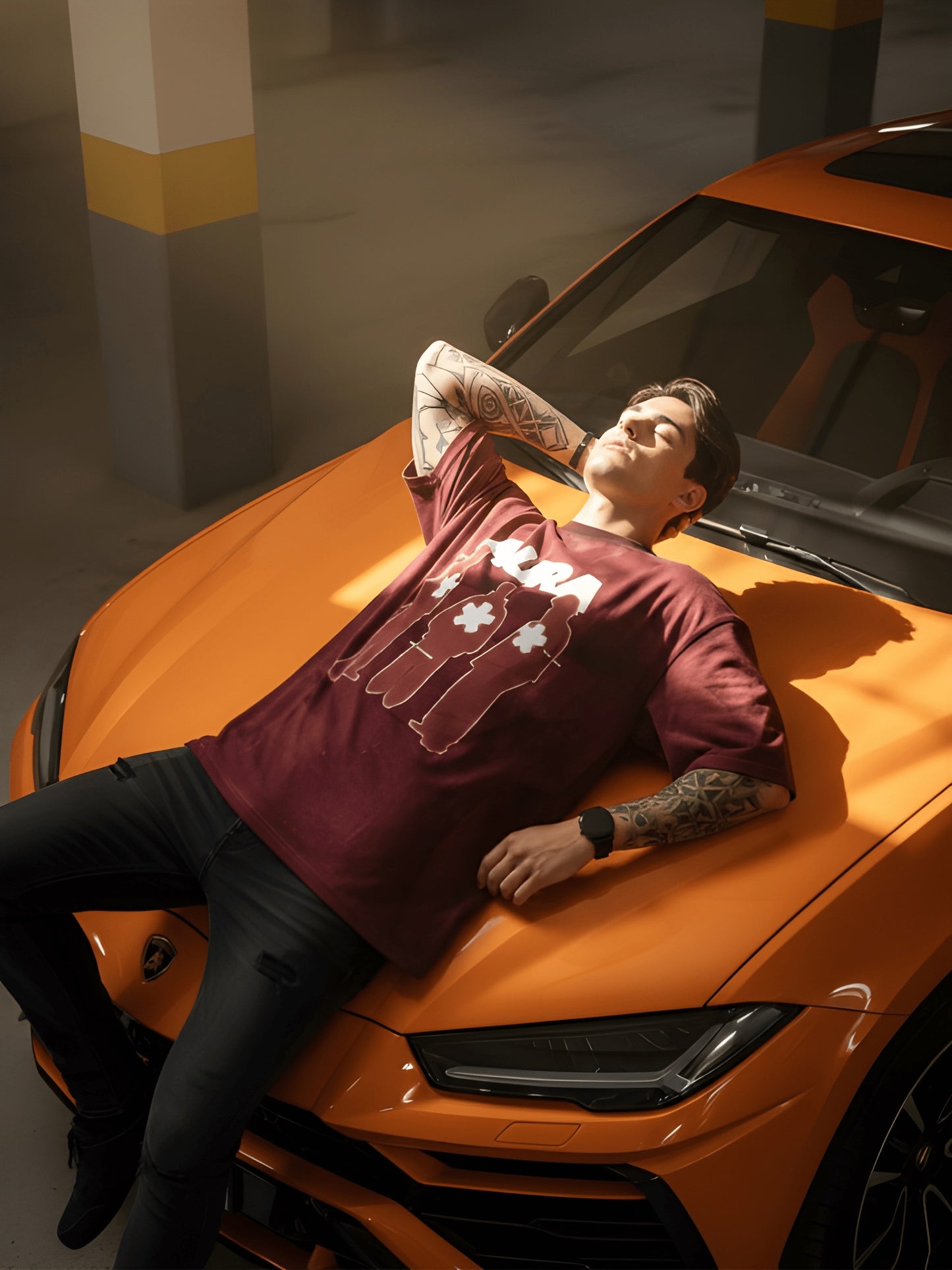 Nexaquin Oversized Gym and Casual T-shirt for men