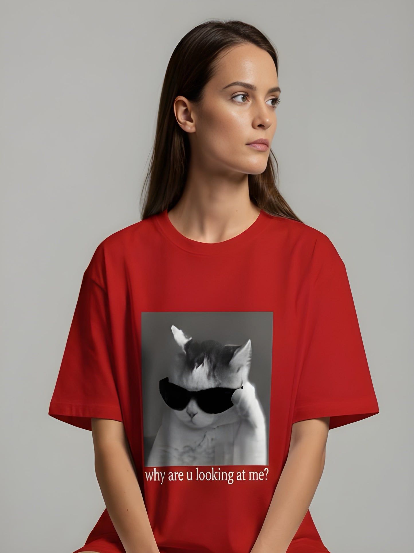 Nexaquin Oversized Gym and Casual T-shirt for women