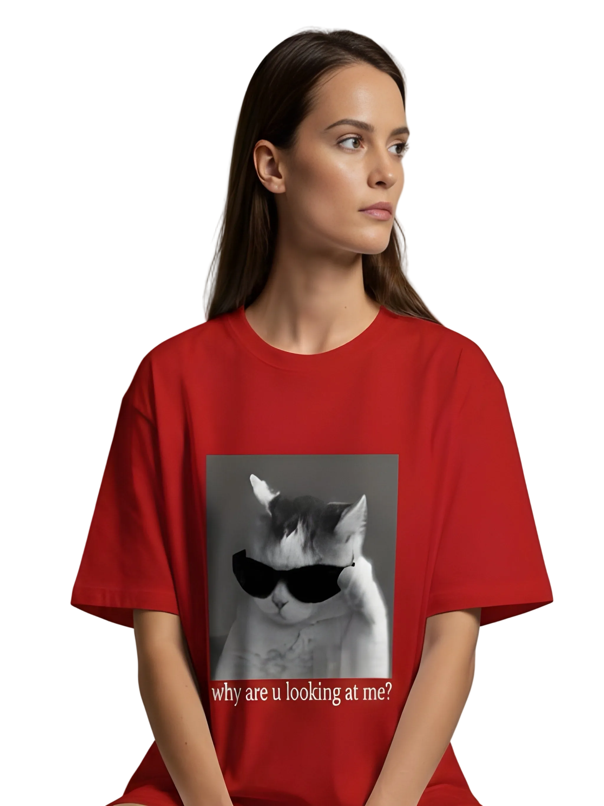 Nexaquin Oversized Gym and Casual T-shirt for women