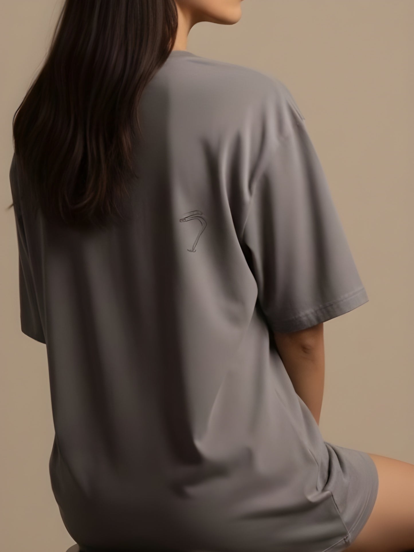 Nexaquin Oversized Gym and Casual T-shirt for women