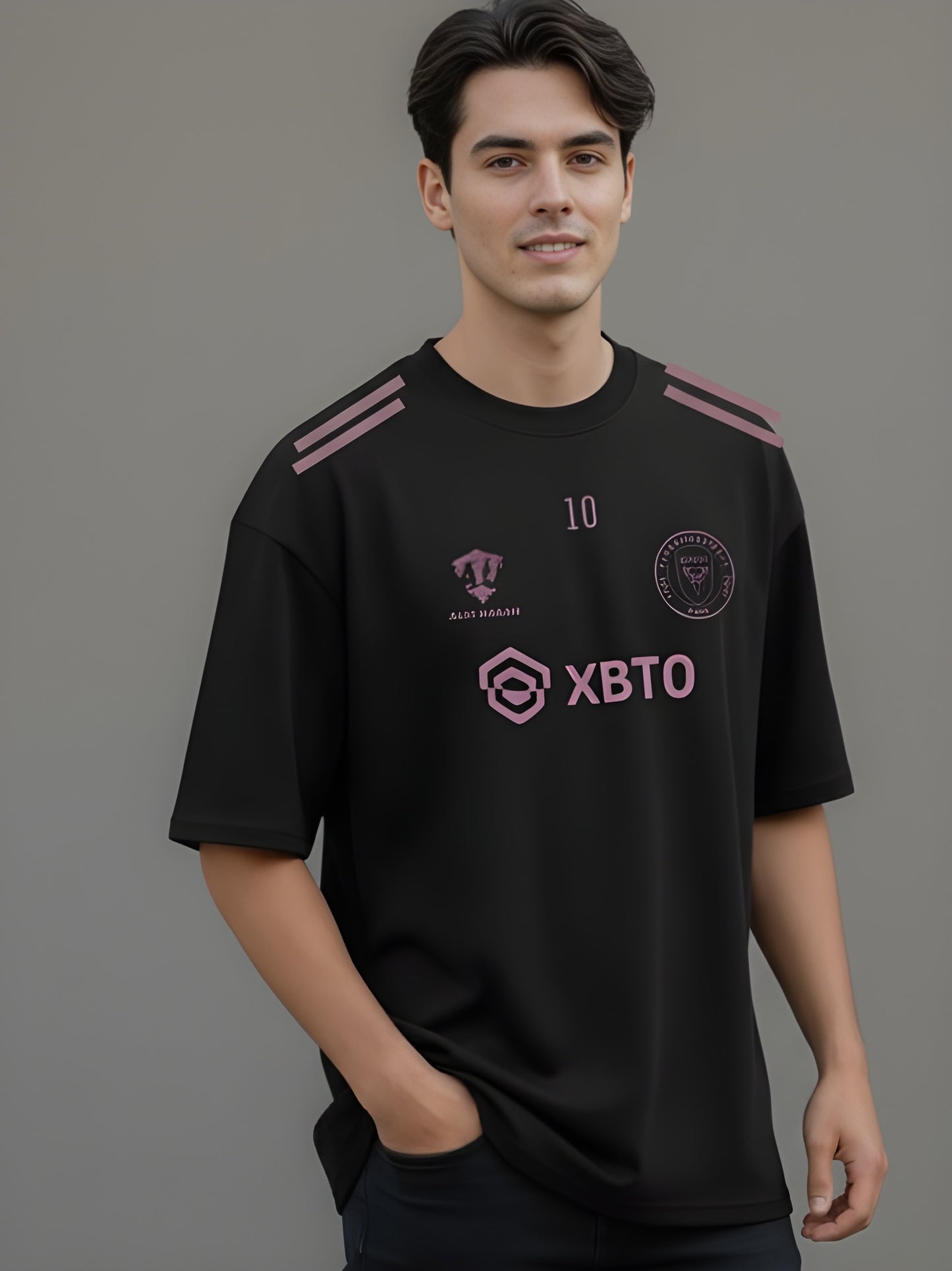 Nexaquin Oversized Gym and Casual T-shirt for men