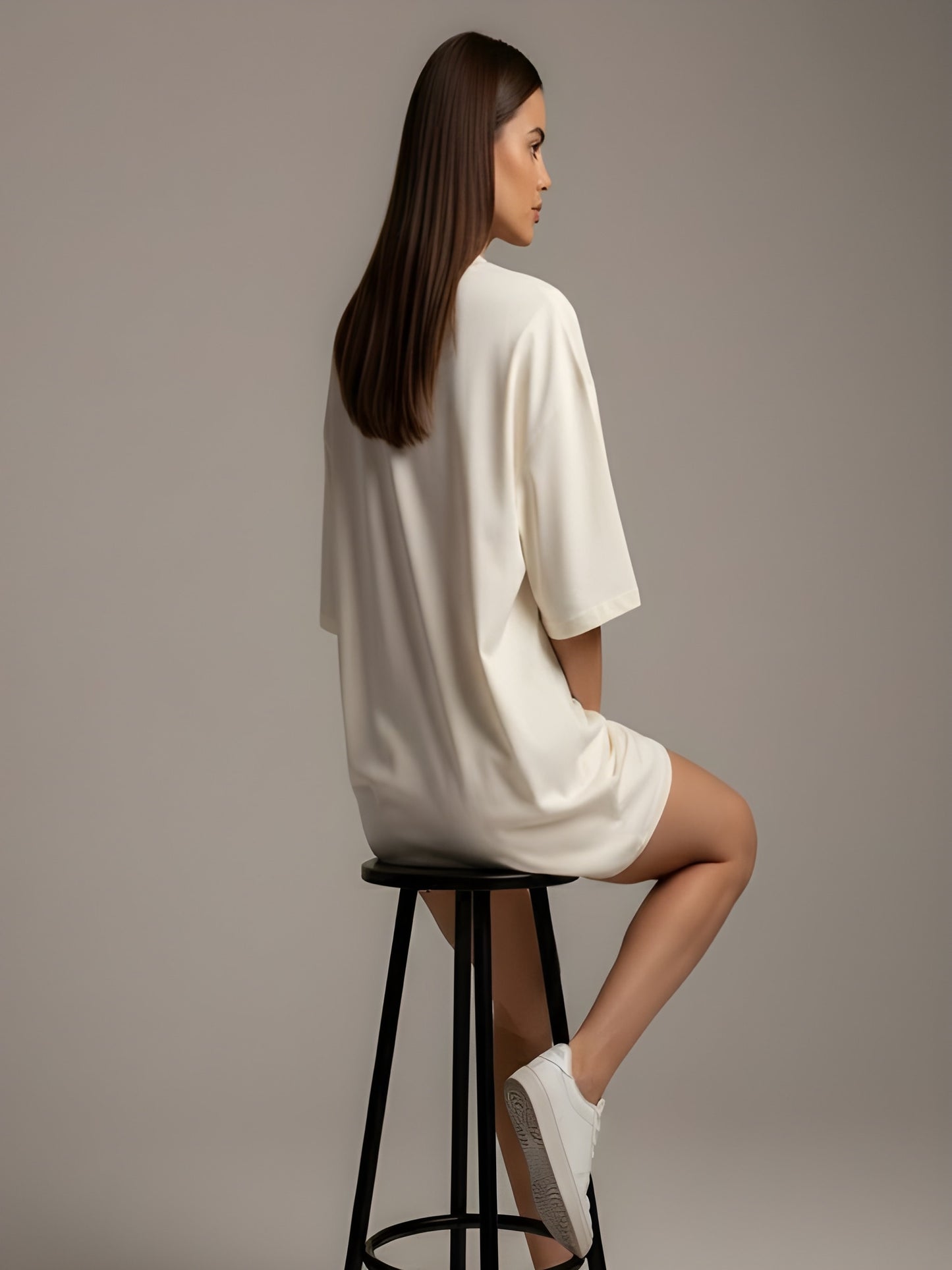 Nexaquin Oversized Gym and Casual T-shirt for women