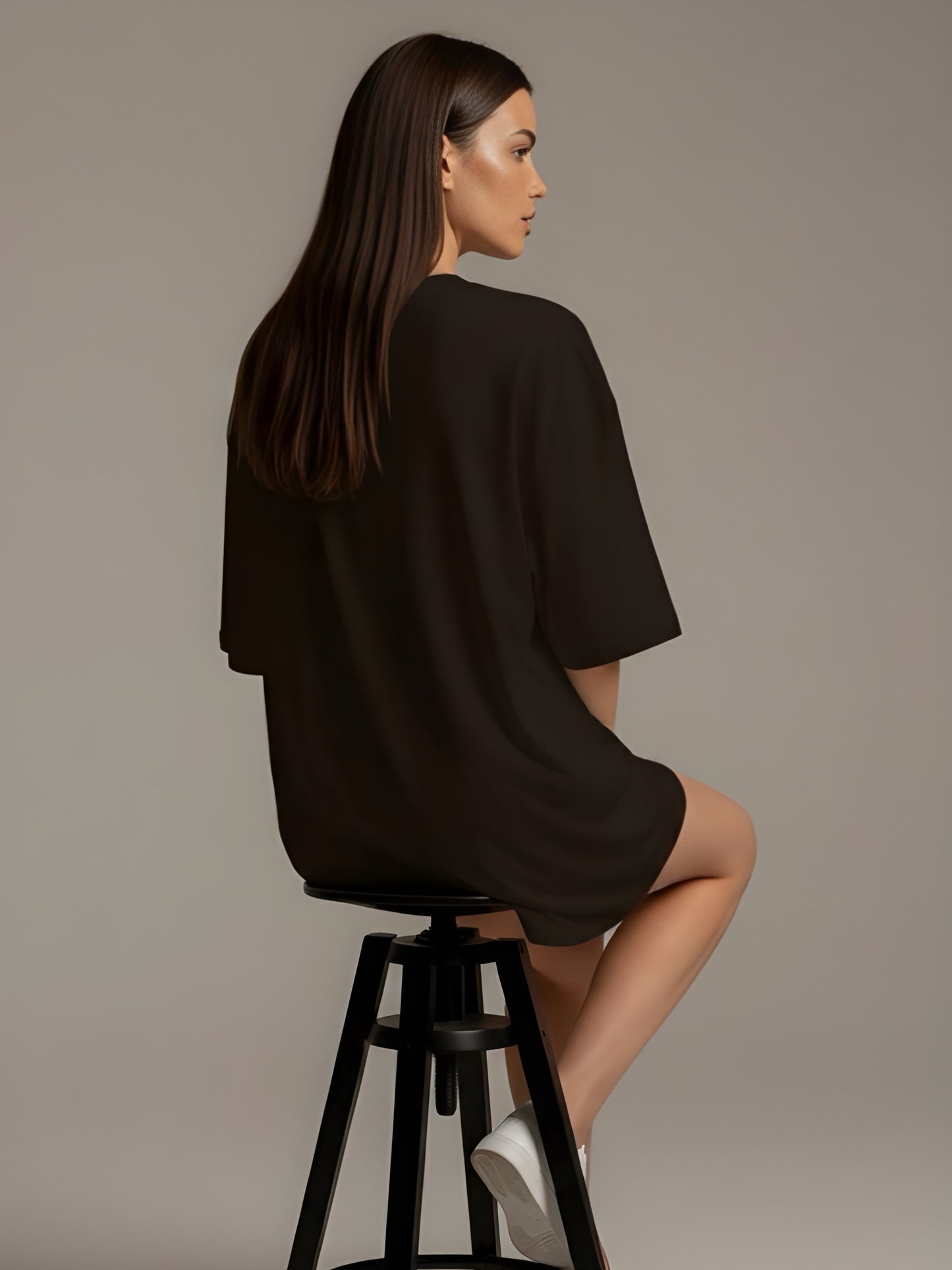 Nexaquin Oversized Gym and Casual T-shirt for women