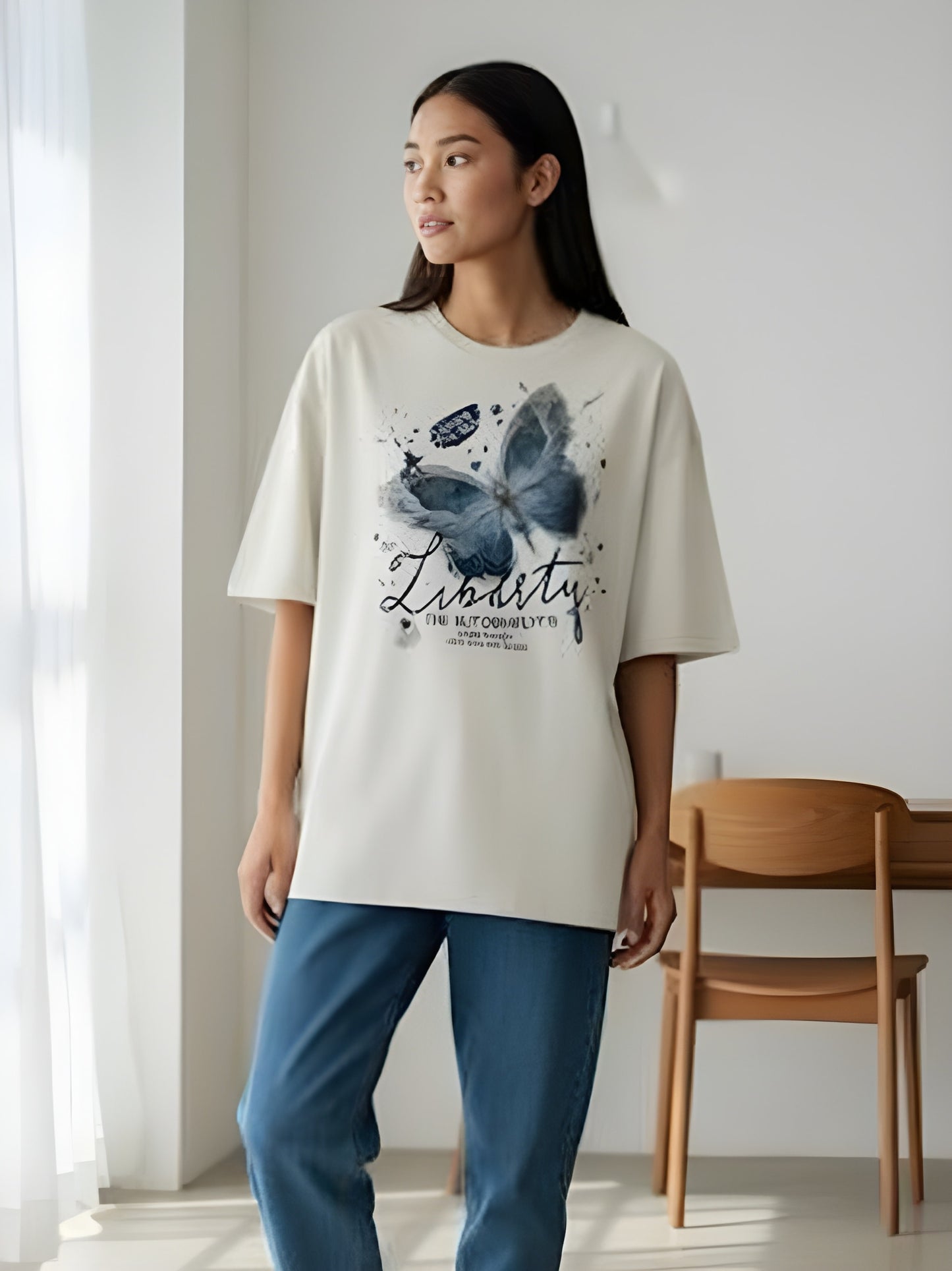 Nexaquin Oversized Gym and Casual T-shirt for women