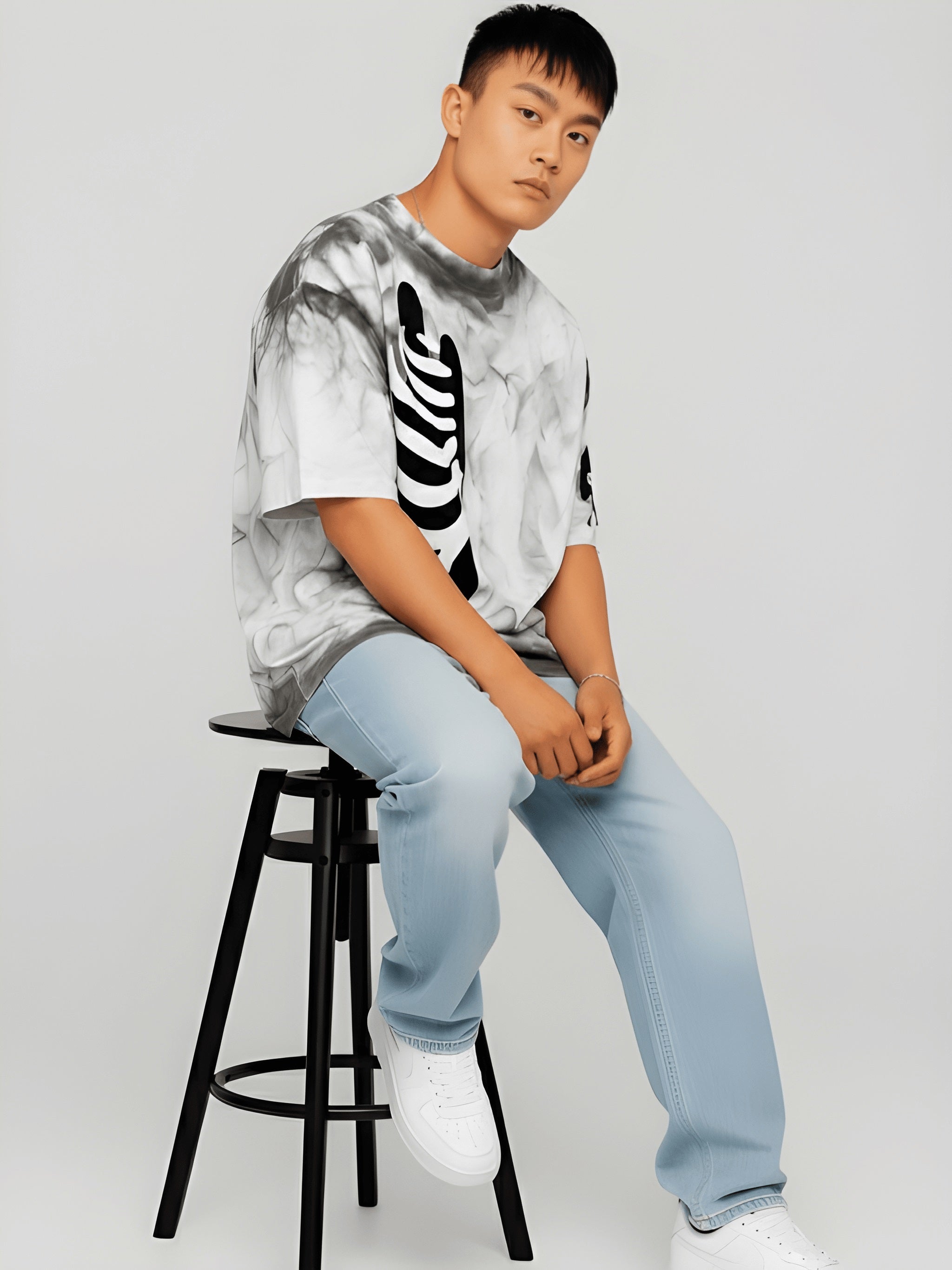 Nexaquin Oversized Gym and Casual T-shirt for men