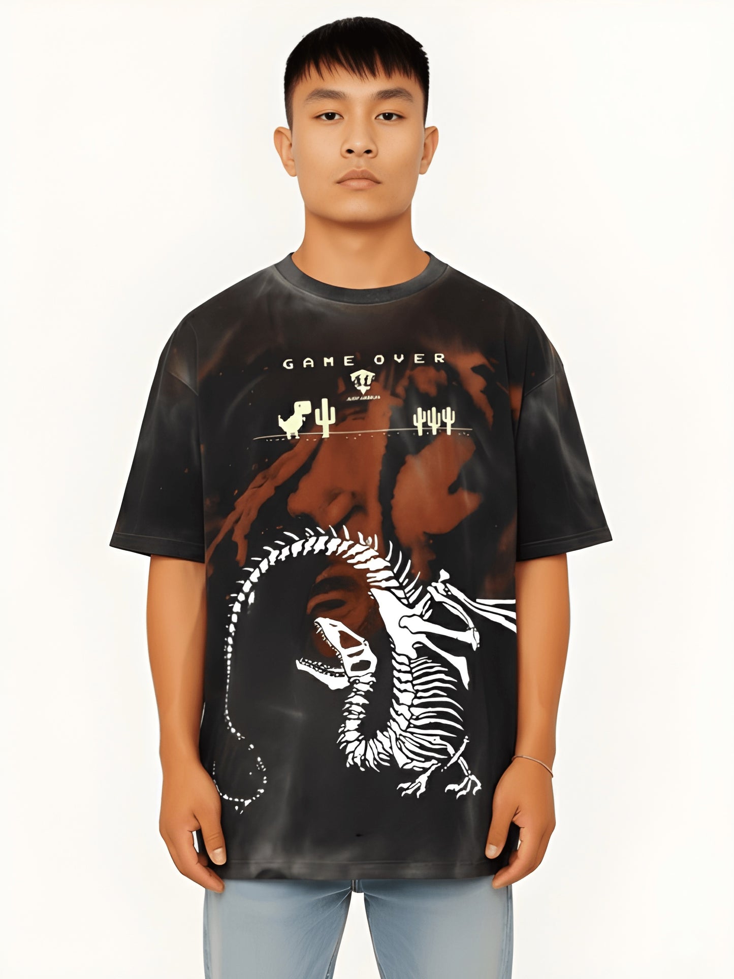 Nexaquin Oversized Gym and Casual T-shirt for men