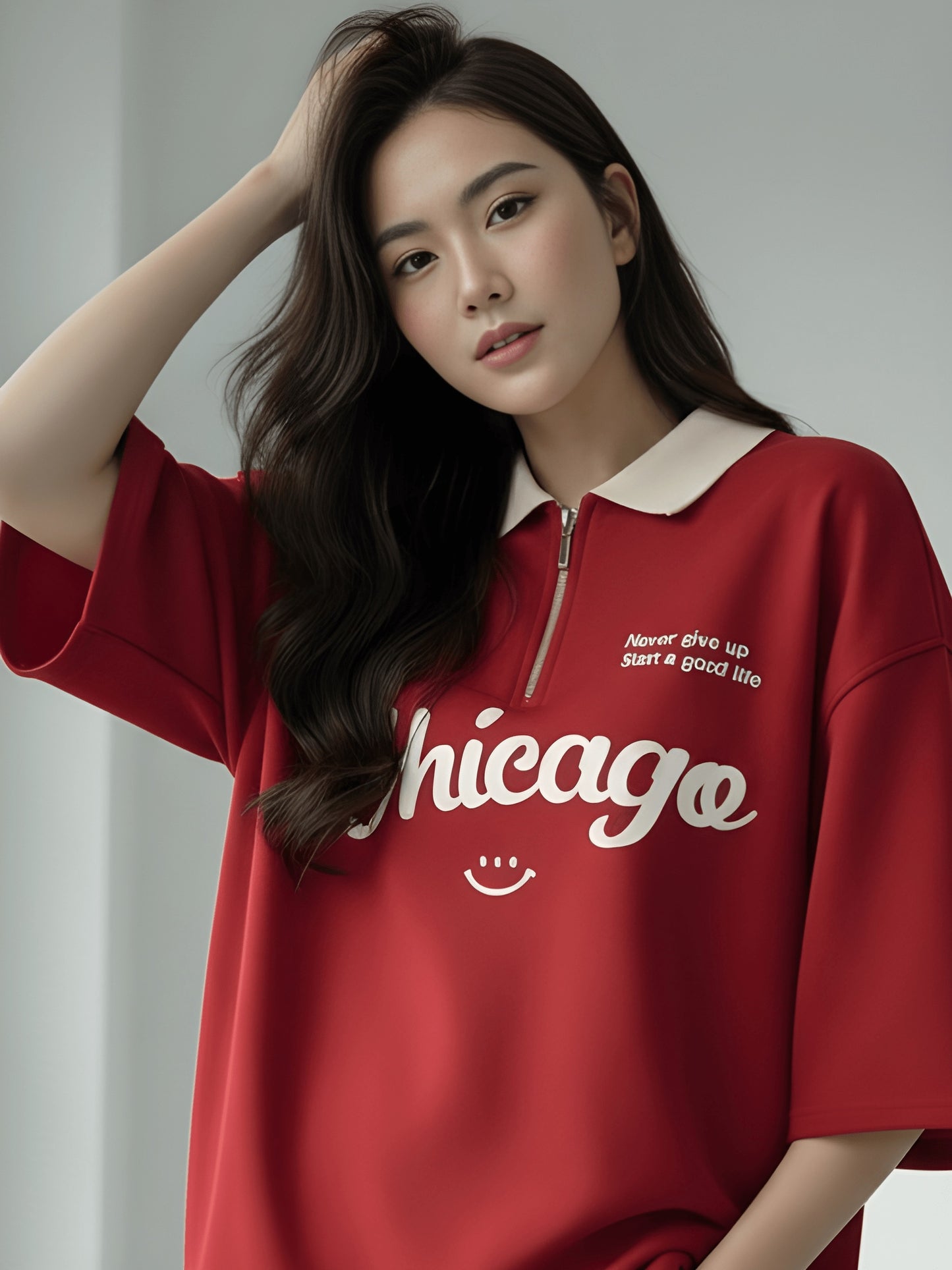 Nexaquin Oversized Gym and Casual T-shirt for women