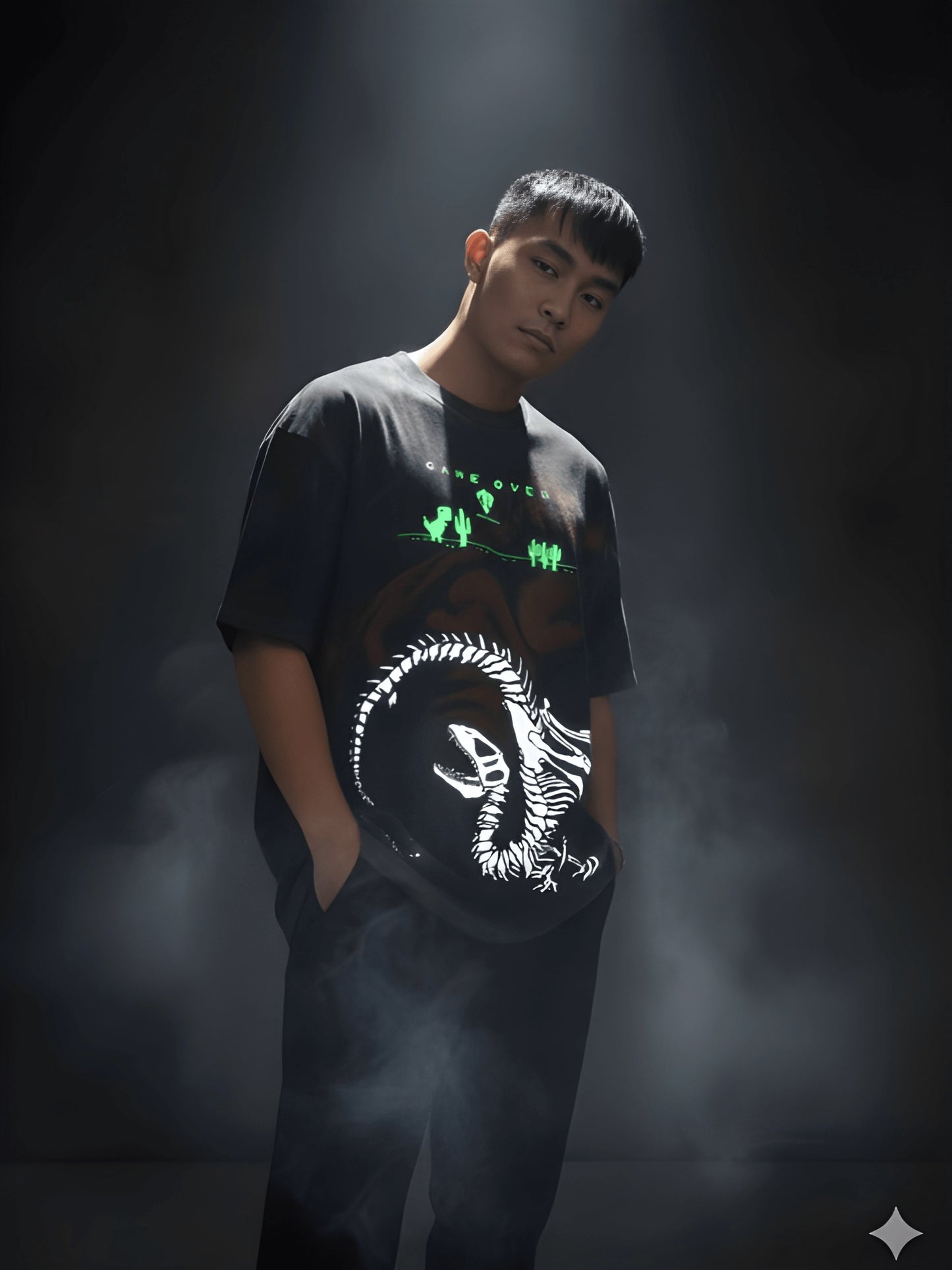 Nexaquin Oversized Gym and Casual T-shirt for men