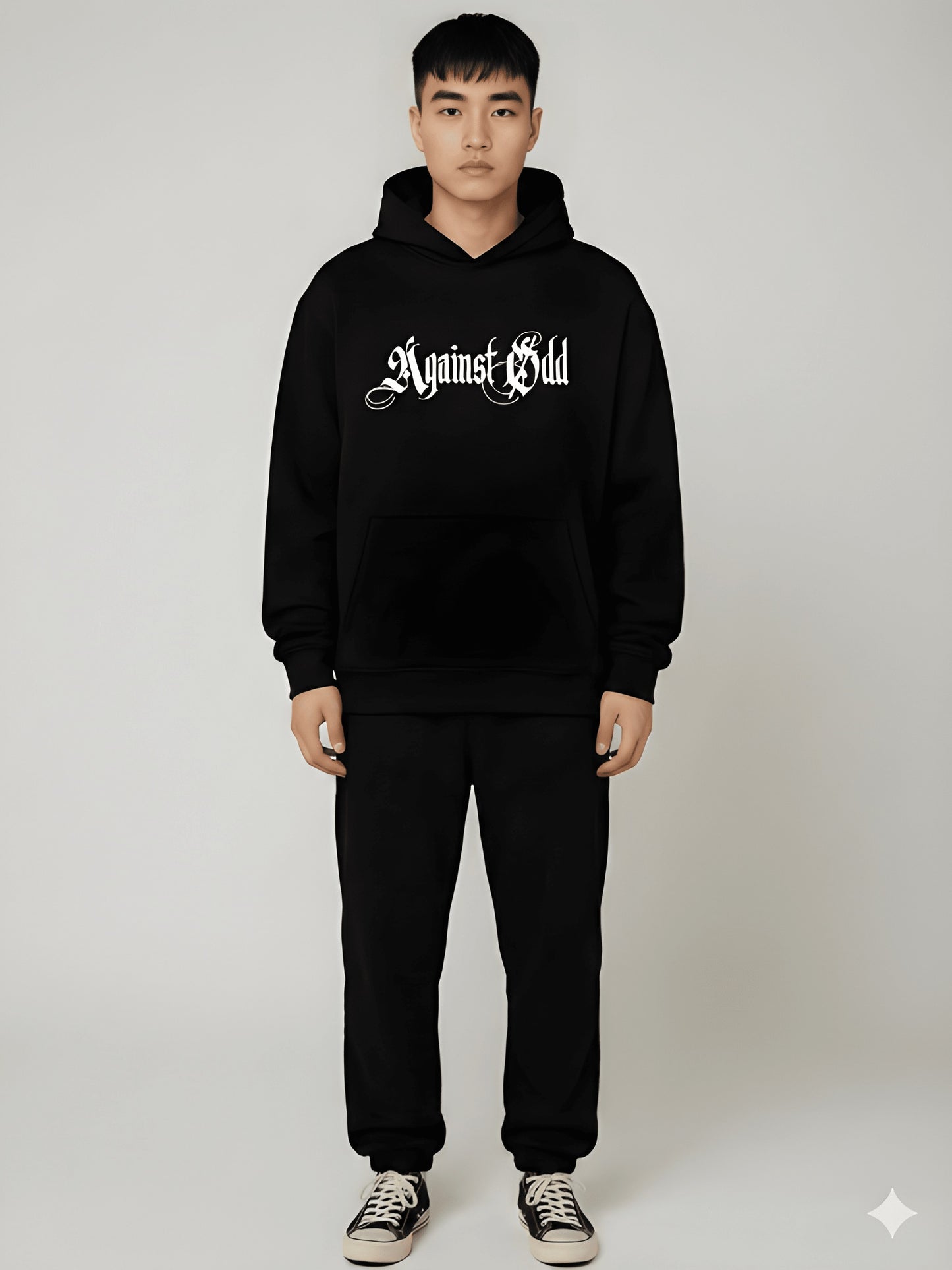 Nexaquin Oversized Gym and Casual Hooded Sweatshirt for Men