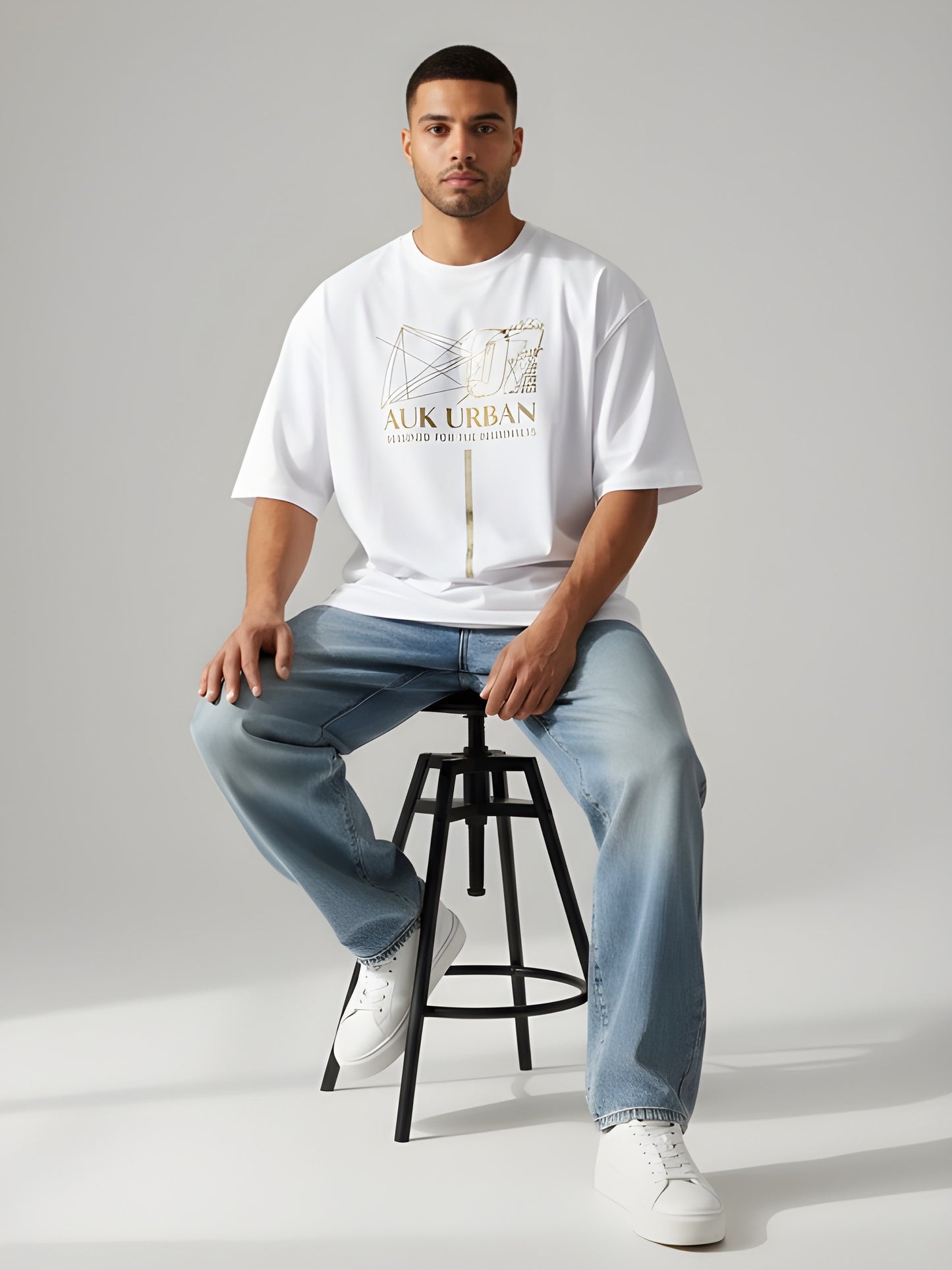 Nexaquin Oversized Gym and Casual T-shirt for men