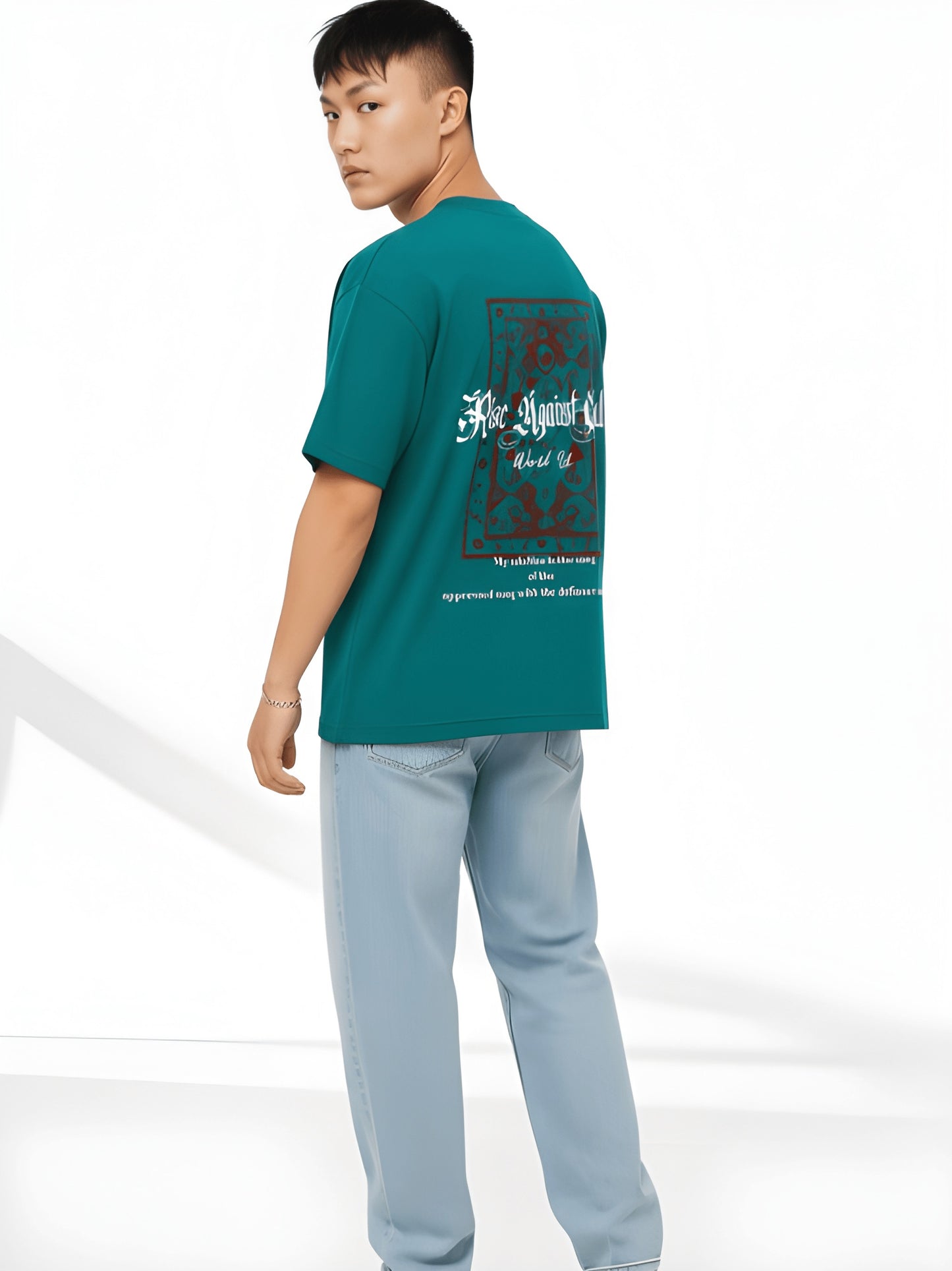 Nexaquin Oversized Gym and Casual T-shirt for men