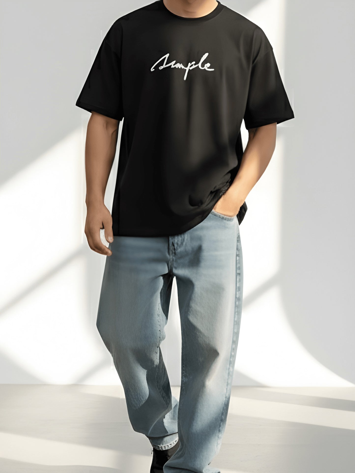 Nexaquin Oversized Gym and Casual T-shirt for men