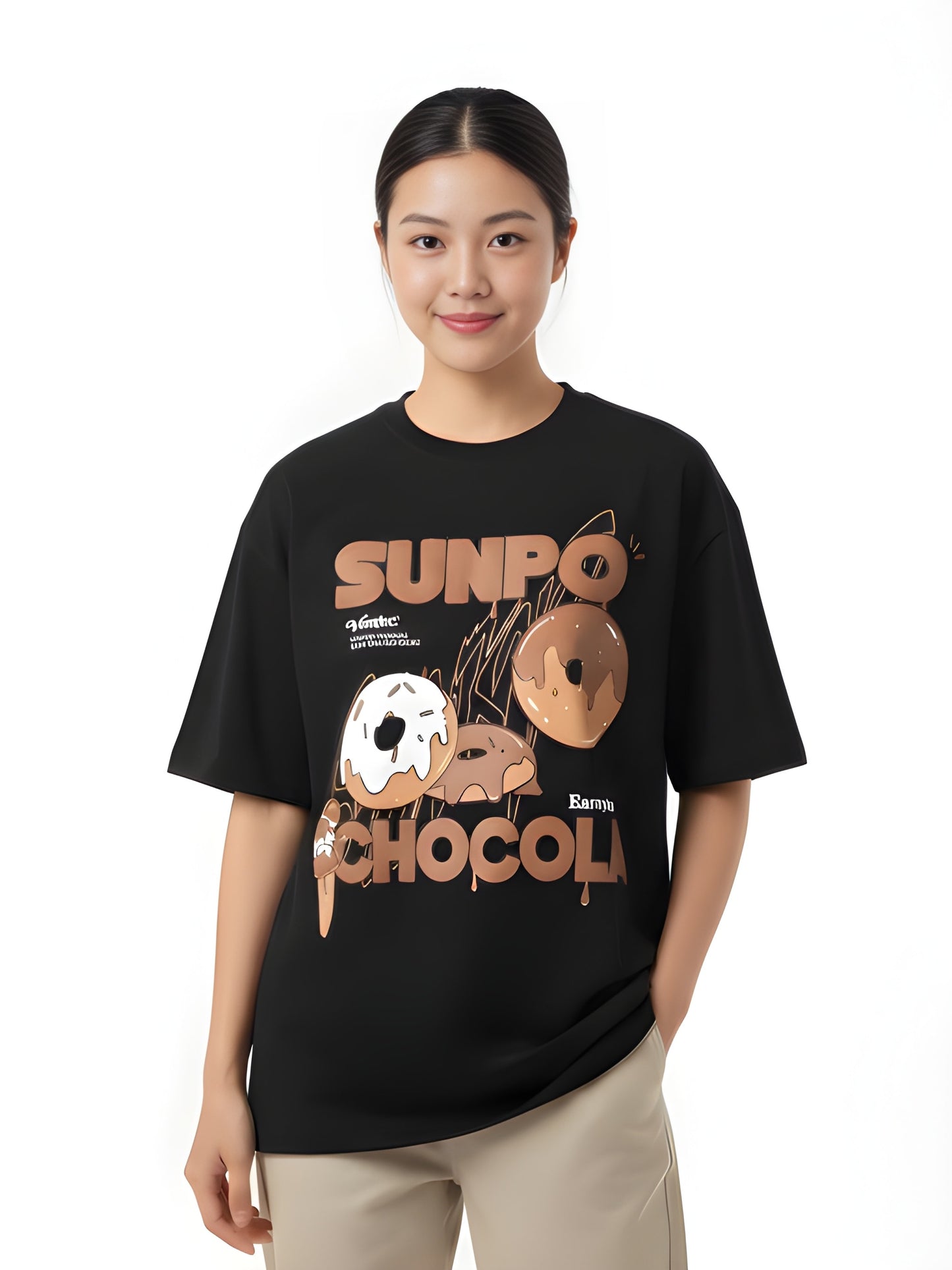 Nexaquin Oversized Gym and Casual T-shirt for women