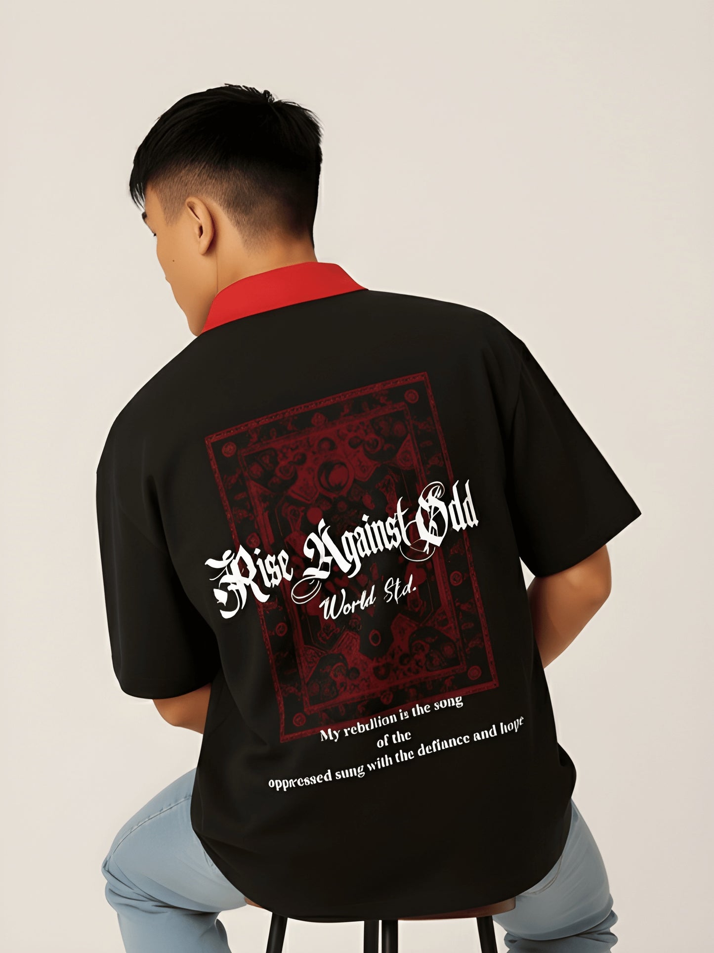 Nexaquin Oversized Gym and Casual T-shirt for men